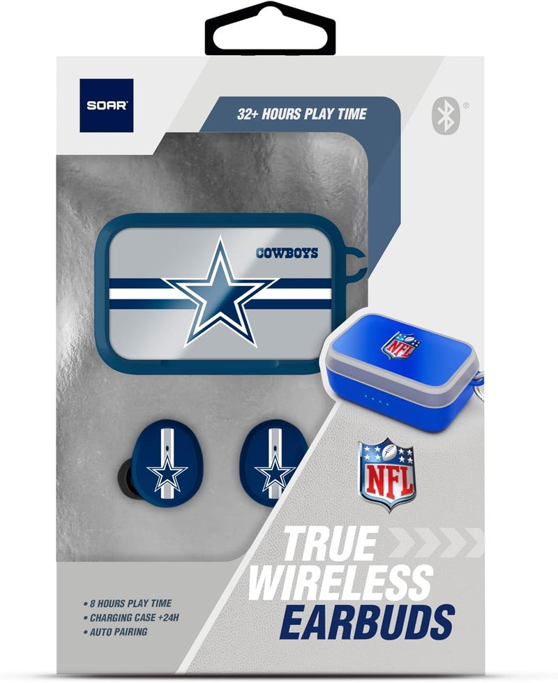 SOAR NFL Wireless Sport Earbuds: Comfortable Fit & Convenient Charging - Image 3